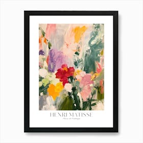 Henri Matisse Print Floral Impressionism Wildflowers Abstract French Decor Vintage Art Print