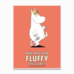 The Moomin Collection Fluffy Canvas Print