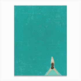 Open Water (Grey) 2 Canvas Print